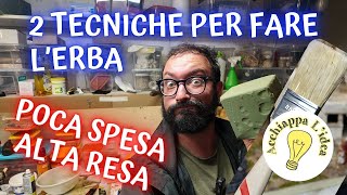 Tecniche per fare lerba nel presepe [upl. by Bolan]