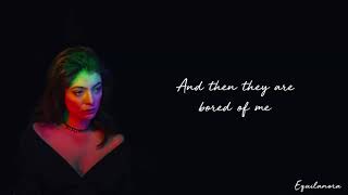 Lorde  Liability Lyrics [upl. by Enalda]