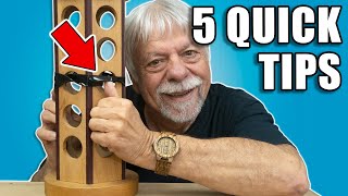 5 Quick Woodworking Tips You Wont Believe Youre Not Doing Already [upl. by Brockie]