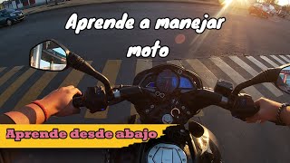 APRENDE a MANEJAR una MOTO de VELOCIDADES [upl. by Scrogan]