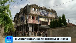 BDI MBËSHTESIM RRITJEN E PAGËS MINIMALE NË 450 EURO [upl. by Strickman]