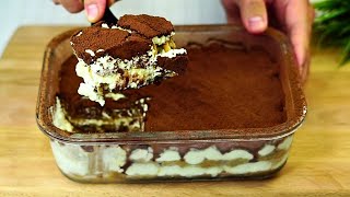 So ein leckeres Dessert haben Sie noch nie gegessen Tiramisu in 5 Minuten [upl. by Oab37]