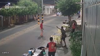 Veja imagem de homem atirando em outro em Juazeiro do Norte [upl. by Lorin]