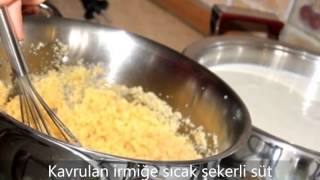 Sütlü İrmik Helvası Videosu [upl. by Jenn78]