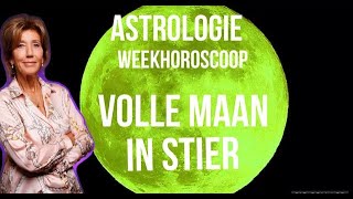 ASTROLOGIE WEEKHOROSCOOP 9 TOT 16 NOVEMBER 2024 VOLLE MAAN IN STIER ASTROLOOG IRMA VAN DER WIJK [upl. by Eleon]