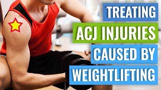 How to Treat AC Joint Injuries Caused by Weightlifting [upl. by Antonino]