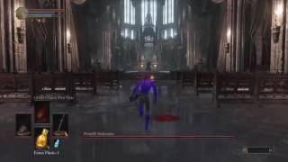 How to beat Pontiff Sulyvahn at level 1 Dark Souls 3 SL1 [upl. by Notsirk]