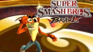 HSBH Crash Twinsanity version Join The Brawl Mod  SSmash Bros Brawl  Hacksponge Channel [upl. by Bradly]