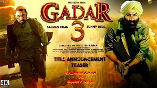 Gadar 3 Full Movie HD  Gadar 3 Full Movie Hindi dubbed  Gadar 3 Sunny Ki Full Movie Gadar 3 [upl. by Beata245]