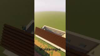 Easy Montenegrin House shorts minecraft [upl. by Christoph441]