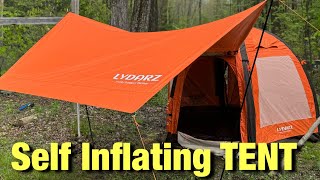 Sets ITSELF UP Lydarz Inflatable Tent [upl. by Gerda498]