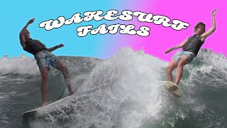 54 WakeSurf Fails in like 4 Minutes [upl. by Gascony217]