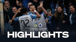 KVC WESTERLO  CLUB BRUGGE  HIGHLIGHTS  20232024 [upl. by Claman]