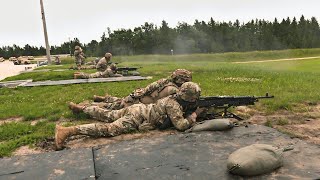 US Army Reserve Soldier Assigned To 303rd Military Police Company To Shoot Rifles [upl. by Aihsram908]