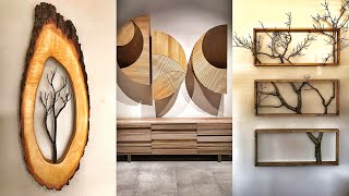 50 Wooden wall decorating ideas 2021 for modern home [upl. by Inanaup615]