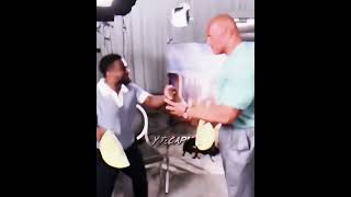 The Rock KILLED Kevin Hart⚠️😳  TORTILLA CHALLENGE  therock [upl. by Anniram]