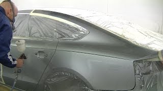 How to Paint a Car quotMetallic Audi A5quot [upl. by Hnamik]