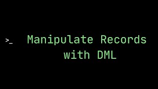 Manipulate Records with DML  Apex Basics and Database  Salesforce Trailhead [upl. by Howlyn]