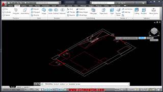 AutoCAD presspull komutu [upl. by Annayk113]