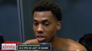 Hassan Whiteside  Miami Heat vs Milwaukee Bucks postgame 3916 [upl. by Crow180]