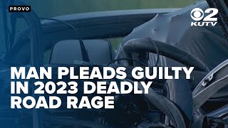 Man pleads guilty in deadly Utah County road rage crash from 2023 [upl. by Malin]