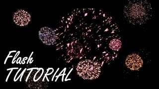 🎉 Animation Tutorial  Quick and Easy Fireworks in Flash [upl. by Ynaffyt783]