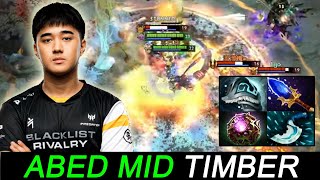 ABED MID TIMBERSAW PICK  VS TALONAKASHI DOTA 2 [upl. by Meeharb]