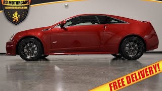 2011 CADILLAC CTSV CTSV COUPE 1 OWNER 26K MILES FREE ENCLOSED DELIVERY FOR SALE R3MOTORCARSCOM [upl. by Asilrak]