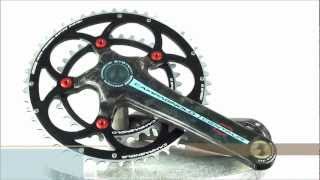 Campagnolo Centaur Carbon Power Torque Chainset  BlackRed [upl. by Devona]