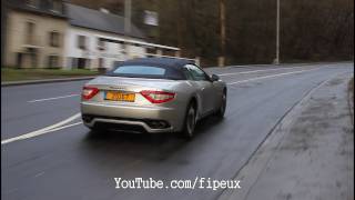 Great Maserati GranCabrio ACCELERATION Sound [upl. by Enaed]