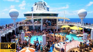 Royal Caribbean Independence of the Seas  Cruise Ship Walk 4K [upl. by Prinz107]