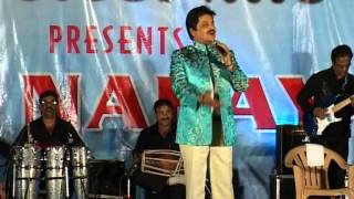 UDIT NARAYAN NIGHT  HYDERABAD KALI BARI Part One By Abhiram Majumdar [upl. by Relyhcs]