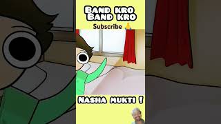 Nasha mukti band karo animation funny cartoon comedy doremon shorts trending Youtubeshorts [upl. by Atinnor353]