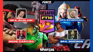 🟢DESAFIOS FT10🔴  SCOLARI VS EFUSCHIANI e REDSCAPITÃO VS SPAONEIROS  STREET FIGHTER 6 [upl. by Carrol29]