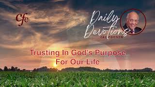 April 1  Daily Devotion  Trusting In Gods Purpose For Our Life  Zac Poonen [upl. by Accem]