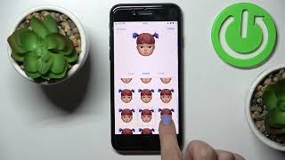 How to Create Memoji on Apple iPhone SE 2022  Personalize Memoji on iOS [upl. by Sillyhp]