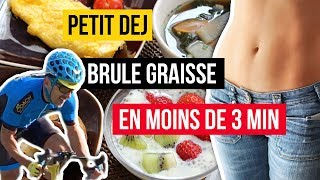 🔥 PETIT DEJ BRÛLE GRAISSE en moins de 3 minutes 🍽 [upl. by Katrine]