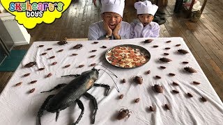 COCKROACH INVASION Part 2 Skyheart Daddy epic battle with cockroaches insect toys for kids [upl. by Aikemit]