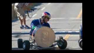 Ackles amp Padalecki at the Redbull soapbox derby charity race [upl. by Htnamas]