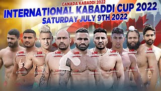 LIVE  Toronto International Kabaddi Cup 2022  Canada Kabaddi 2022 [upl. by Mikkanen]