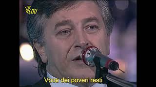 Pierangelo Bertoli e Tazenda  Spunta la luna dal monte KARAOKE Remastered  1991 HD amp HQ [upl. by Emelyne]