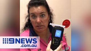 Hot cross buns makes truckie fail breathalyser test  Nine News Australia [upl. by Hepsibah629]