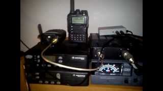 RadioTone VHF Repeater with duplexer test [upl. by Thilde]