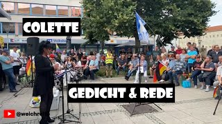 Colette Gedicht amp Rede DessauRosslau 8724 [upl. by Neukam301]