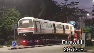 SMRT C651 EMU207 Sent for Scrap at Toyotron [upl. by Nomzaj838]