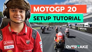 MotoGP 20 SETUP TUTORIAL w Esports World Champion AndrewZH [upl. by Lyred238]