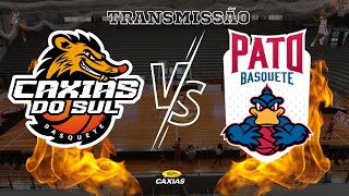 NBB 2425  CAXIAS DO SUL BASQUETE X PATO BASQUETE  AO VIVO  31102024 [upl. by Heidi754]