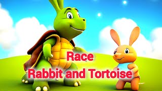 Rabbit and Tortoise race rabbit animation [upl. by Montagu]