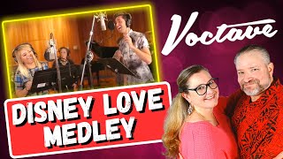 First Time Reaction to Voctaves quotDisney Love Medleyquot with Kirstin Maldonado amp Jeremy Michael Lewis [upl. by Feodora]