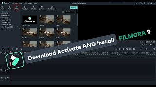 Filmora 9 Download install amp activate [upl. by Dorren]